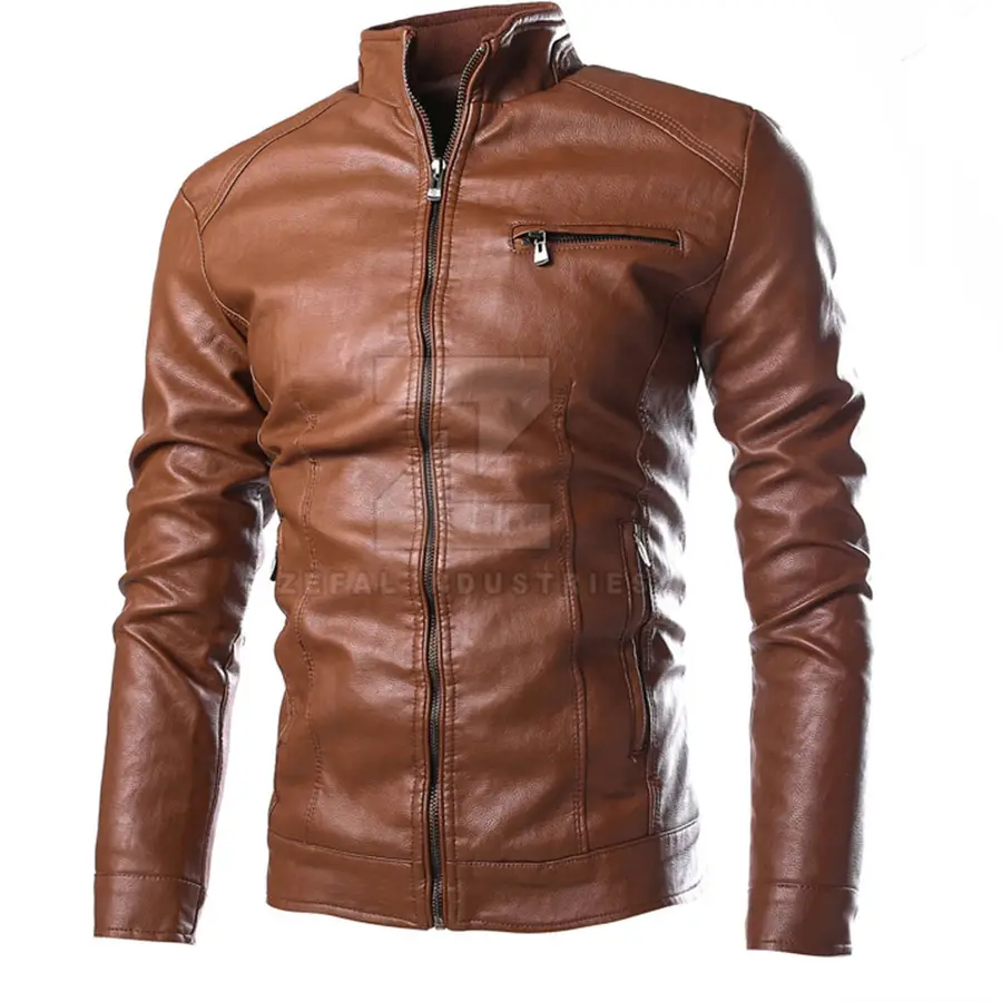 Men Leather Jacket design collection — Zefal Industries manufacturing line