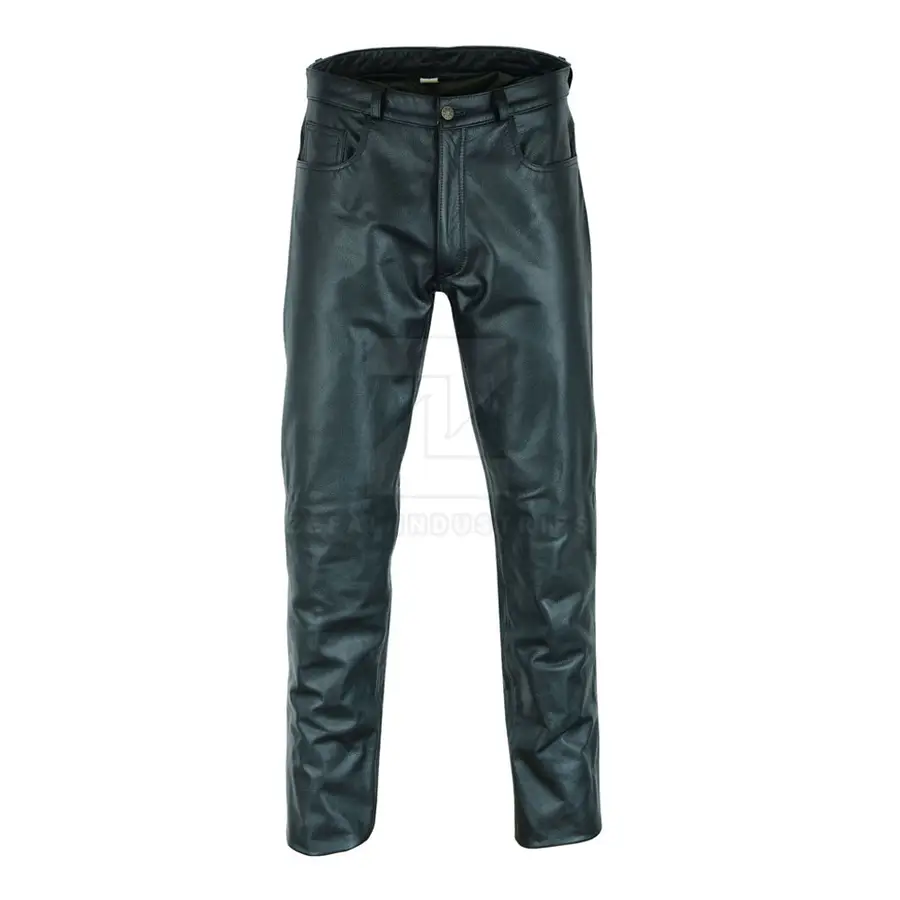 Men Leather Pants design collection — Zefal Industries manufacturing line